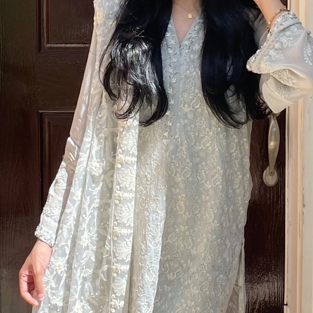 Sapphire shirt and dupatta